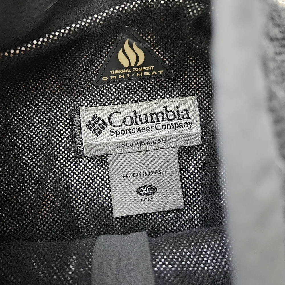 Mens Columbia Titanium Omni Heat Wool Full Zip Up Jacket sz XL - Picture 11 of 16